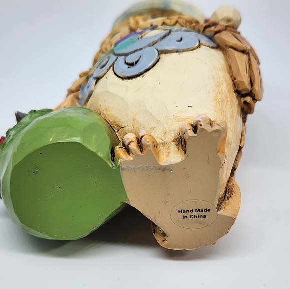 Jim Shore Christmas Owl Santa Hat & Bag of Gifts - Picture 6 of 7